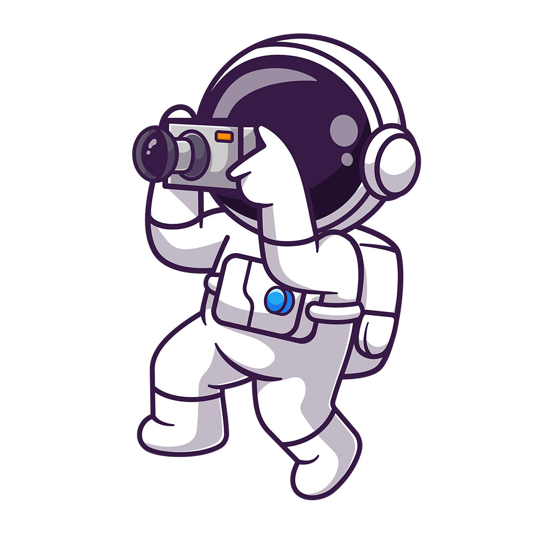 Content astronaut icon